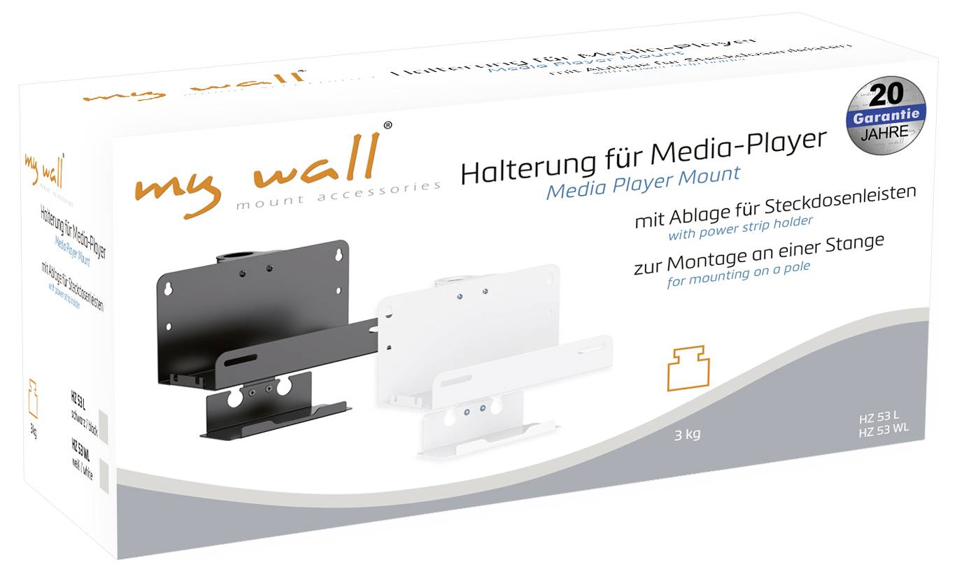 My Wall Media-Player Halterung Schwarz