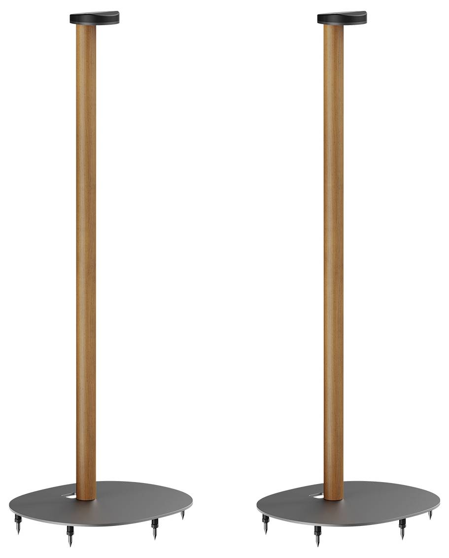 My Wall HS48L Lautsprecher-Ständer Bodenständer Boden-/Deckenabstand (max.): 777 mm Schwarz/Buche 2