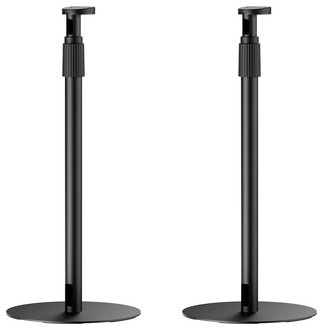 My Wall HS49L Lautsprecher-Ständer Starr, Höhenverstellbar Schwarz 2St.