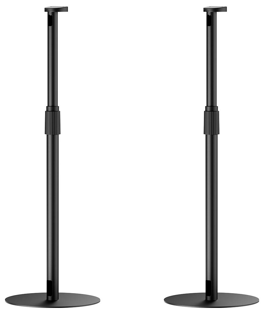 My Wall HS49L Lautsprecher-Ständer Starr, Höhenverstellbar Schwarz 2St.
