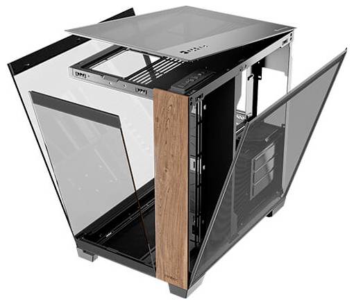 Antec C8 Full Tower PC-Gehäuse Schwarz, Holz