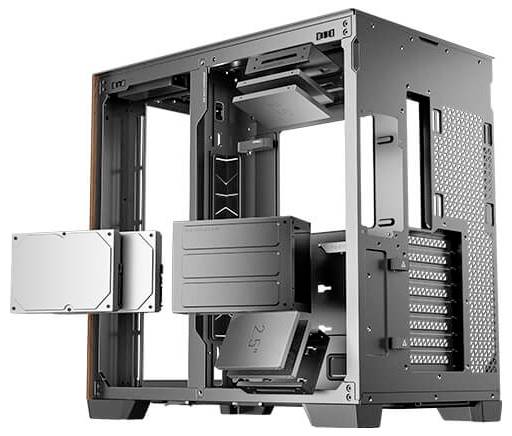 Antec C8 Full Tower PC-Gehäuse Schwarz, Holz