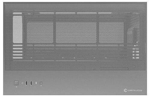 Antec C8 Full Tower PC-Gehäuse Schwarz, Holz