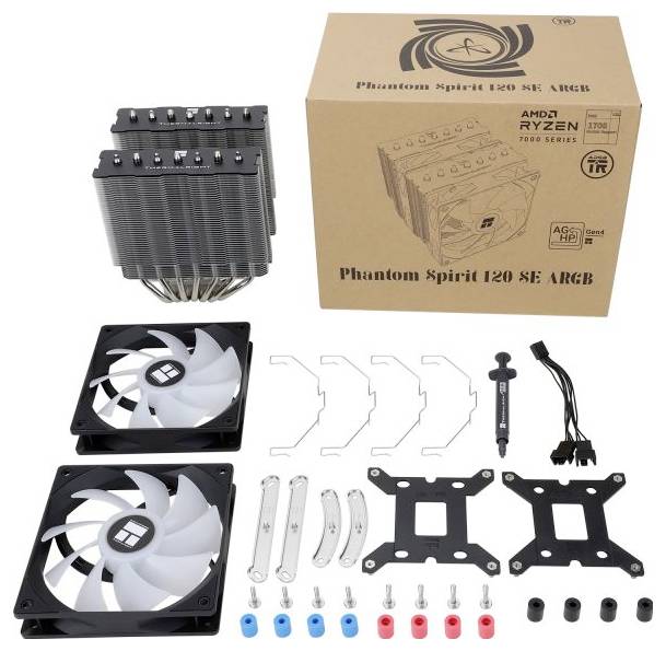 Thermalright PHANTOM SPIRIT 120 SE ARGB CPU-Kühler mit Lüfter