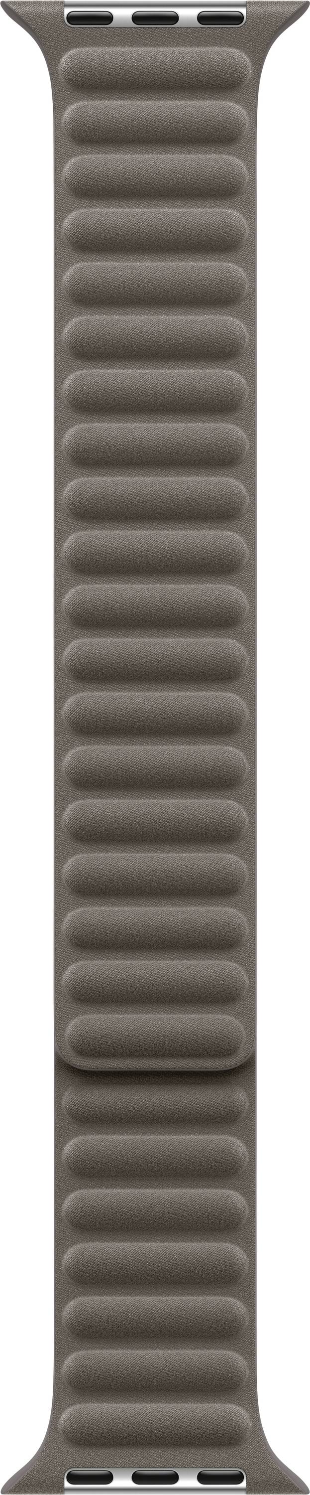 Braunes Armband aus Leder mit gefaltetem Design. Geeignet für eine moderne Armbanduhr. Minimalistischer und eleganter Look.