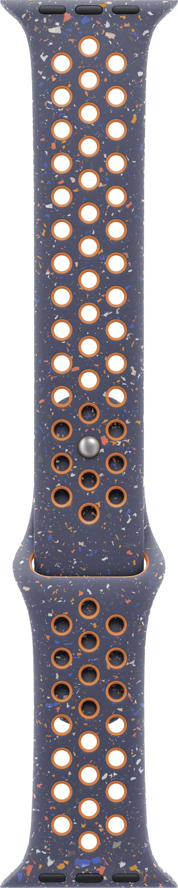 Apple Watch Nike Sport Band Armband 46mm S/M Blue Flame Watch Ultra 2, Watch Ultra, Watch Series 10, Watch Series 9, Watch Series