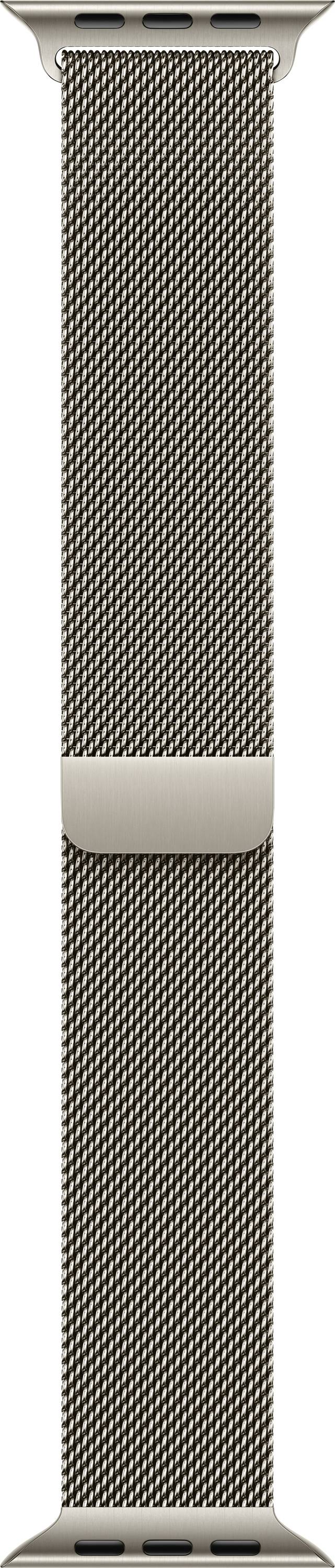 Apple Watch Milanaise Loop Armband 46mm M/L Natur Watch Ultra 2, Watch Ultra, Watch Series 10, Watch Series 9, Watch Series