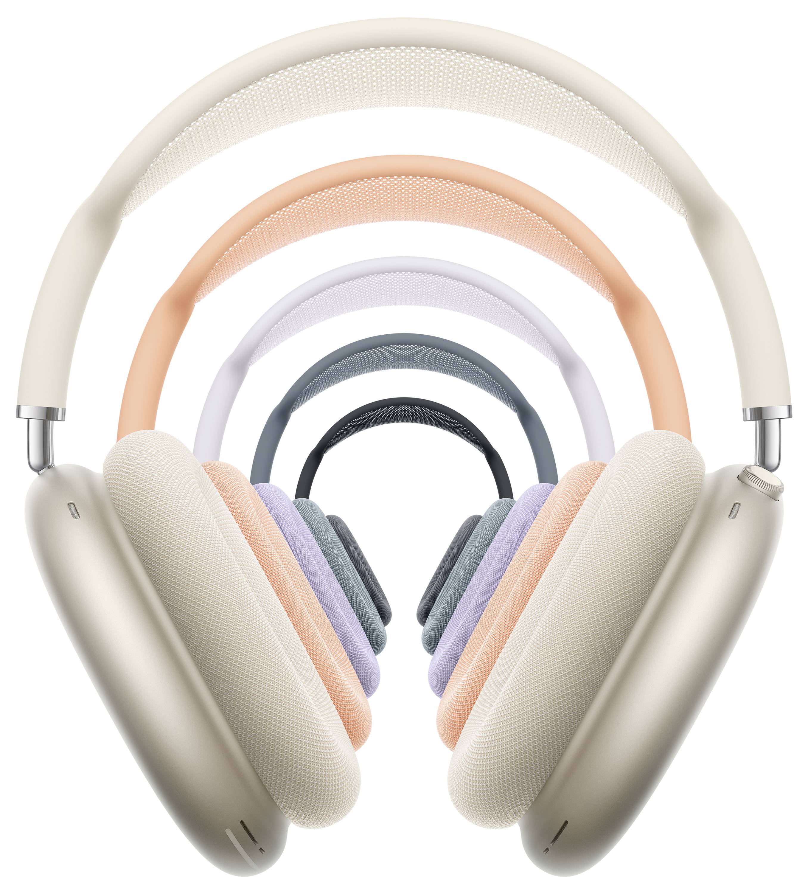 Apple AirPods Max AirPods Bluetooth® Stereo Mitternacht Noise Cancelling, Mikrofon-Rauschunterdrückung Headset