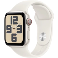 Apple Watch SE (2024) GPS + Cellular 40 mm Aluminiumgehäuse Sport Band Polarstern S/M Apple Watch SE (2024) GPS + Cellular 40 mm Aluminiumgehäuse Sport Band Polarstern S/M