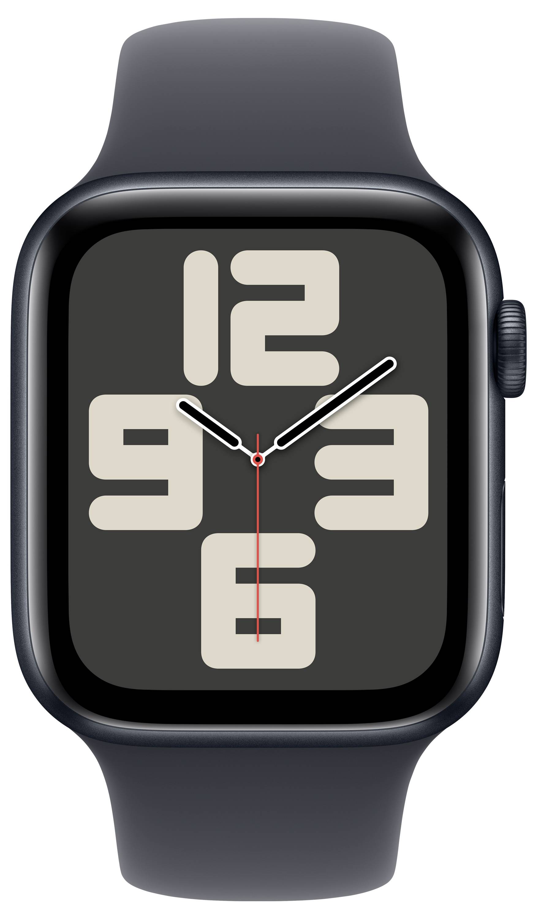 Apple Watch SE (2024) GPS + Cellular 44mm Aluminiumgehäuse Sport Band Mitternacht S/M