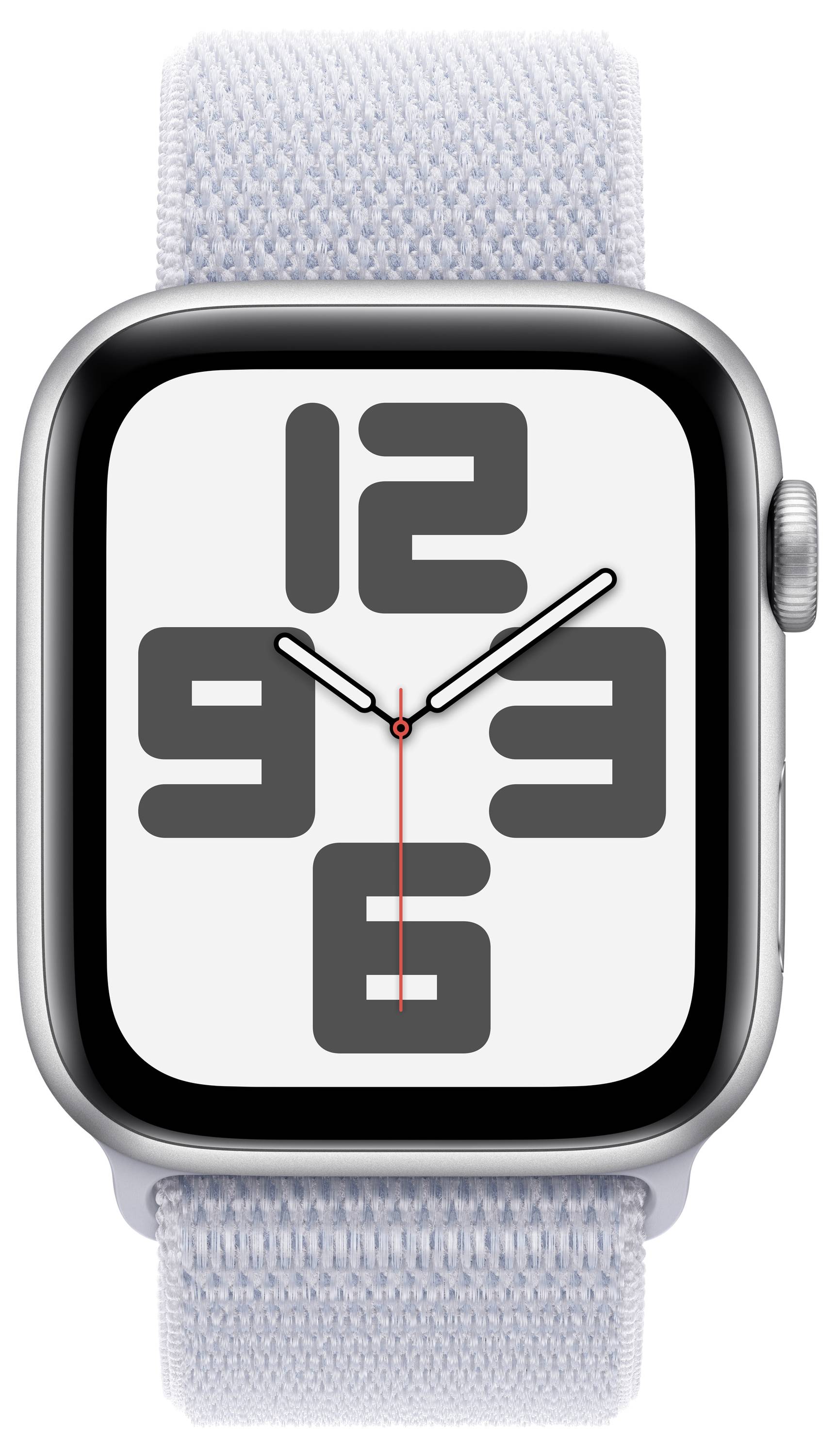 Apple Watch SE (2024) GPS + Cellular 44mm Aluminiumgehäuse Sport Loop Blaue Wolke