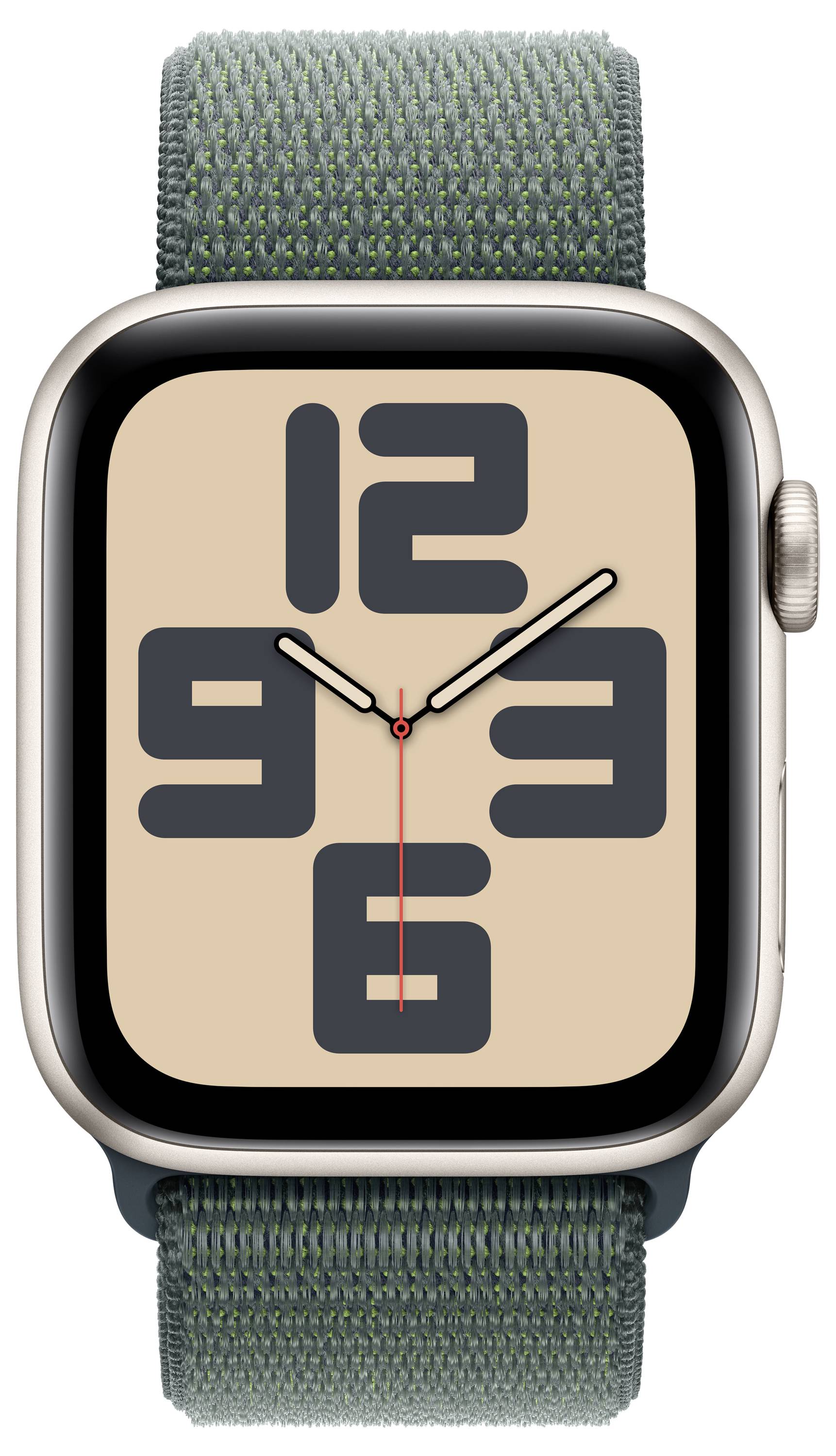 Apple Watch SE (2024) GPS + Cellular 44mm Aluminiumgehäuse Sport Loop Seegrün