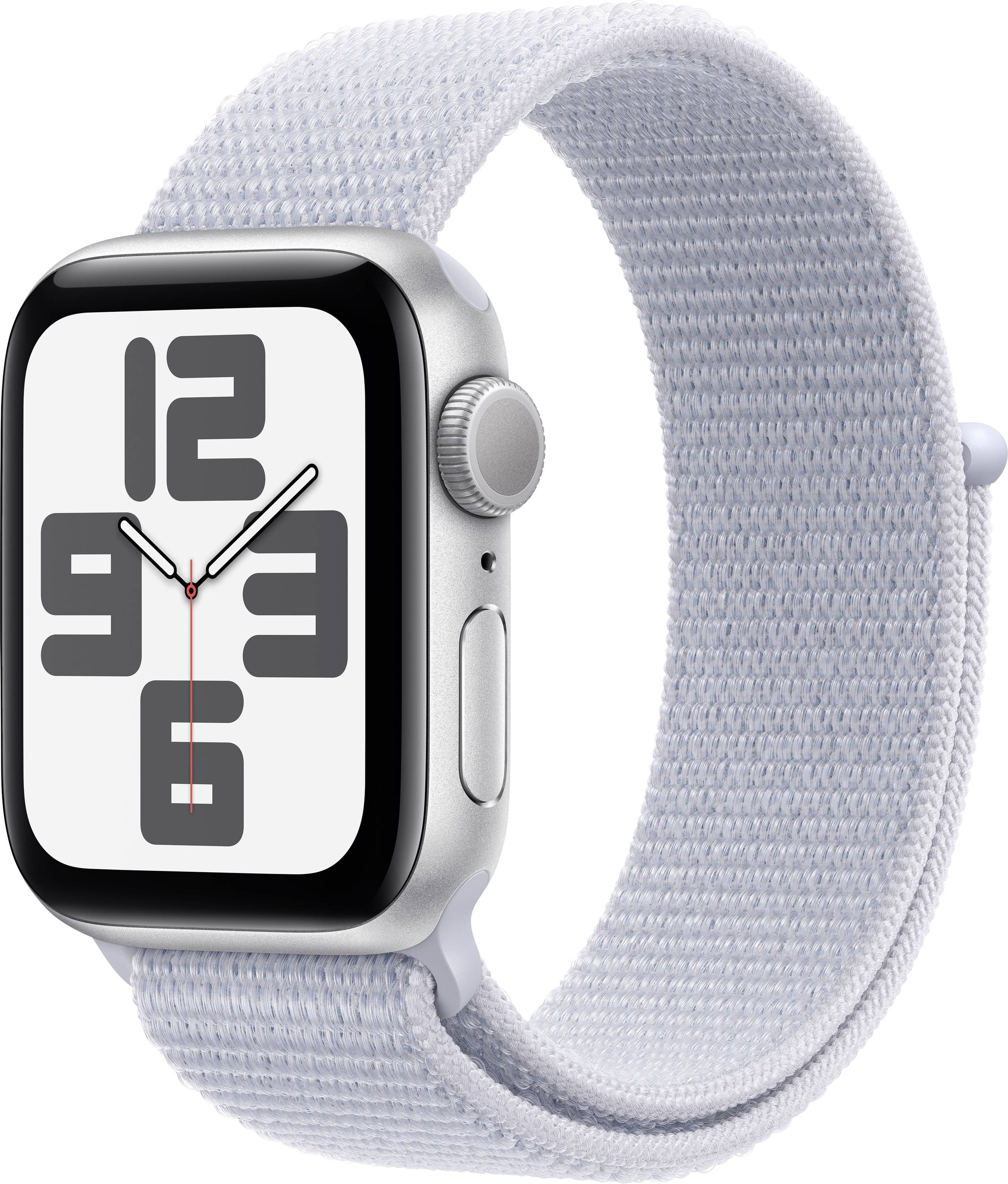 Apple Watch SE (2024) GPS 40 mm Aluminiumgehäuse Sport Loop Blaue Wolke