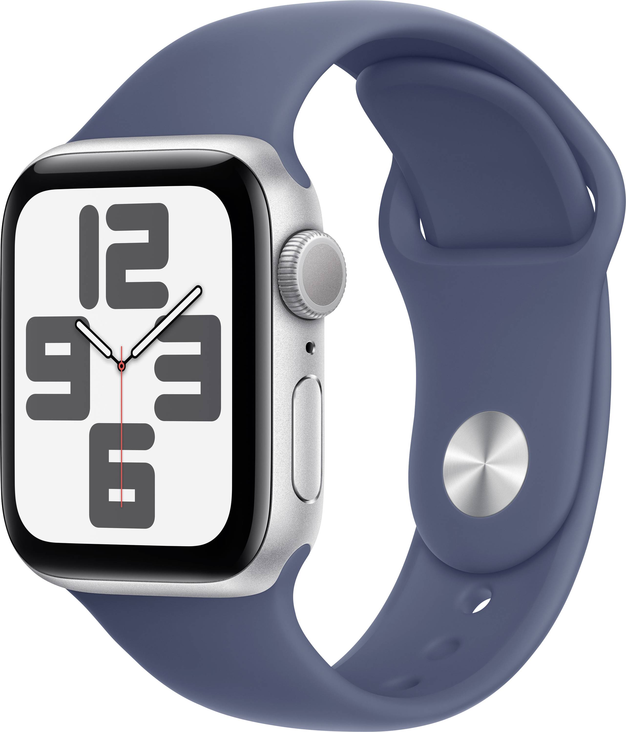 Apple Watch SE (2024) GPS 40mm Aluminiumgehäuse Sport Band Denim M/L