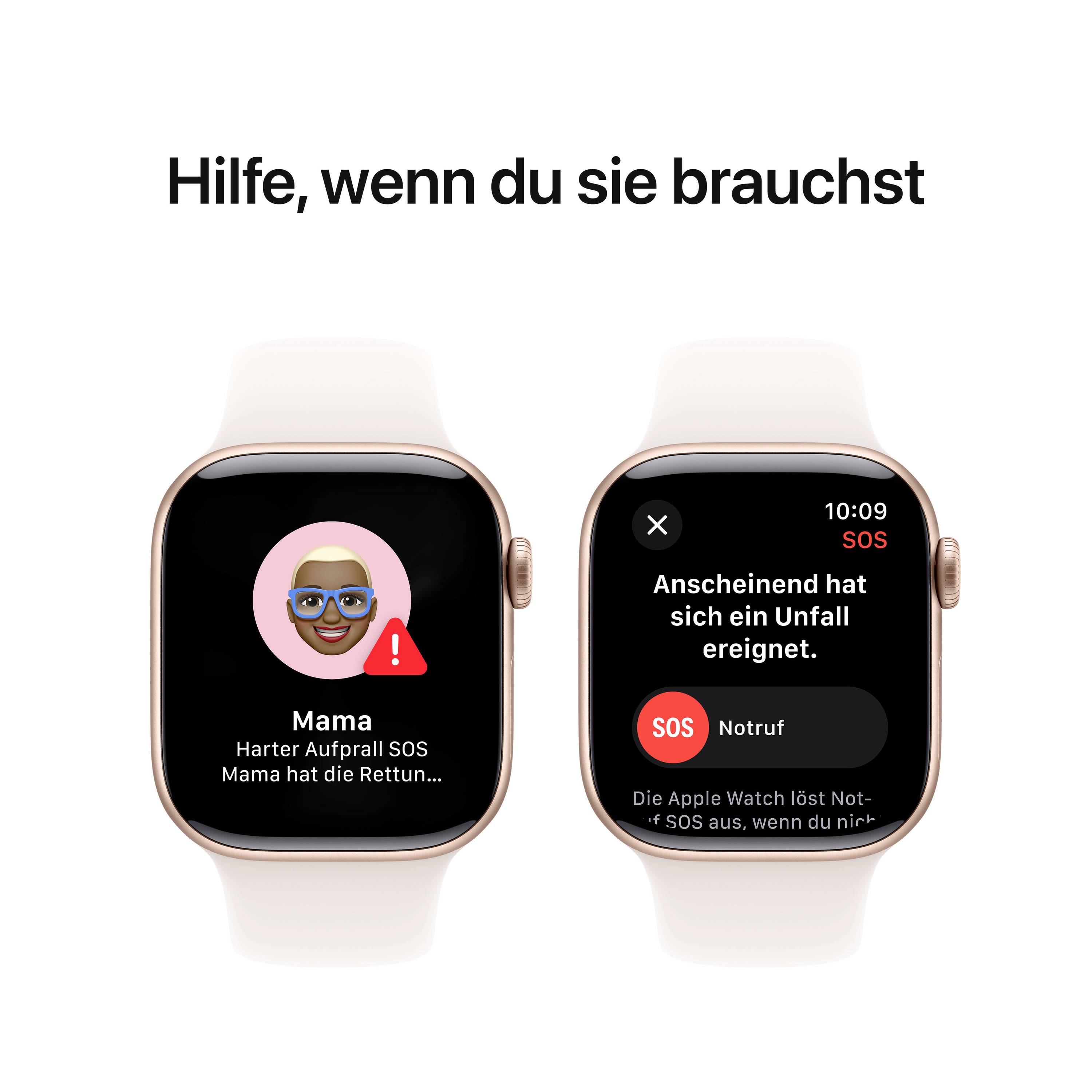 Apple Watch Series 10 GPS + Cellular 42mm Aluminiumgehäuse Sport Band Blassrosa M/L