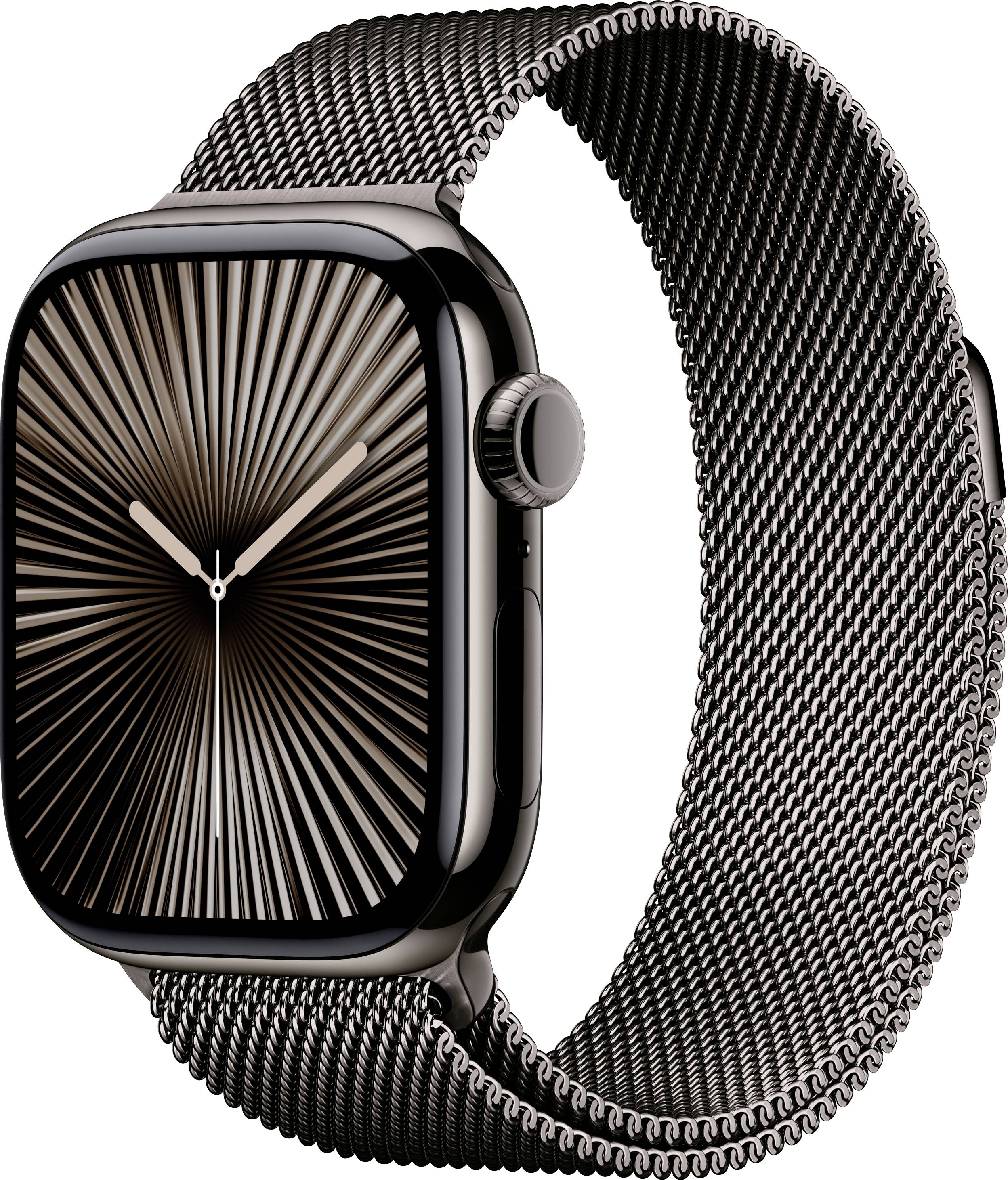 Apple Watch Series 10 GPS + Cellular 42mm Titangehäuse Milanaisearmband Schiefer