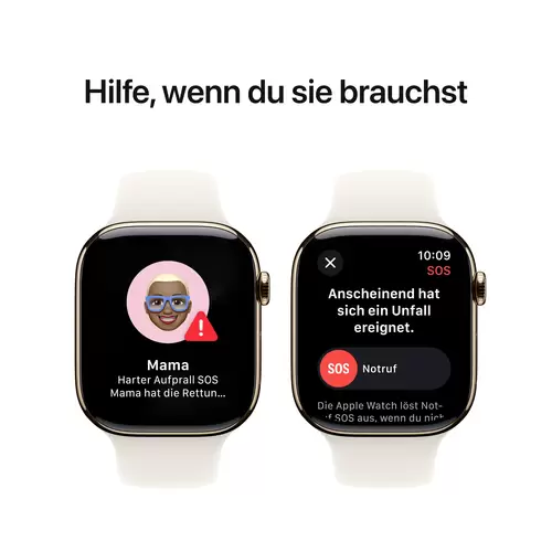 Apple Watch Series 10 GPS + Cellular 46mm Titangehäuse Sport Band Polarstern M/L Apple Watch Series 10 GPS + Cellular 46mm Titangehäuse Sport Band Polarstern M/L