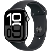 Apple Watch Series 10 GPS + Cellular 46 mm Aluminiumgehäuse Sport Band Schwarz M/L Apple Watch Series 10 GPS + Cellular 46 mm Aluminiumgehäuse Sport Band Schwarz M/L