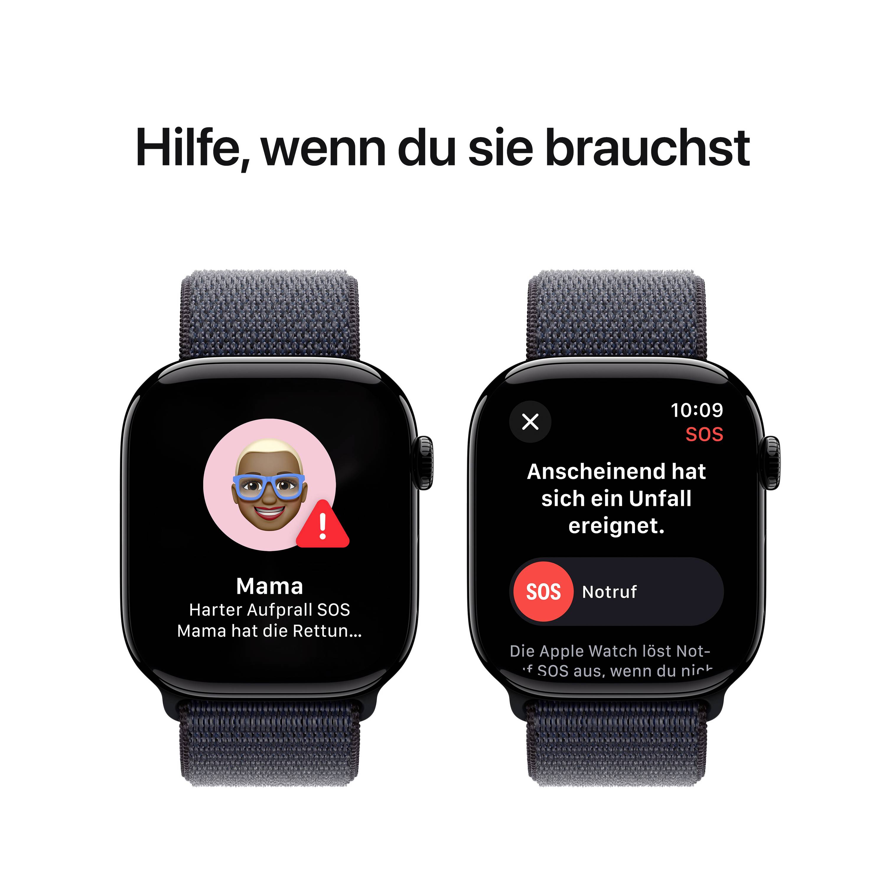 Apple Watch Series 10 GPS + Cellular 46 mm Aluminiumgehäuse Sport Loop Tinte