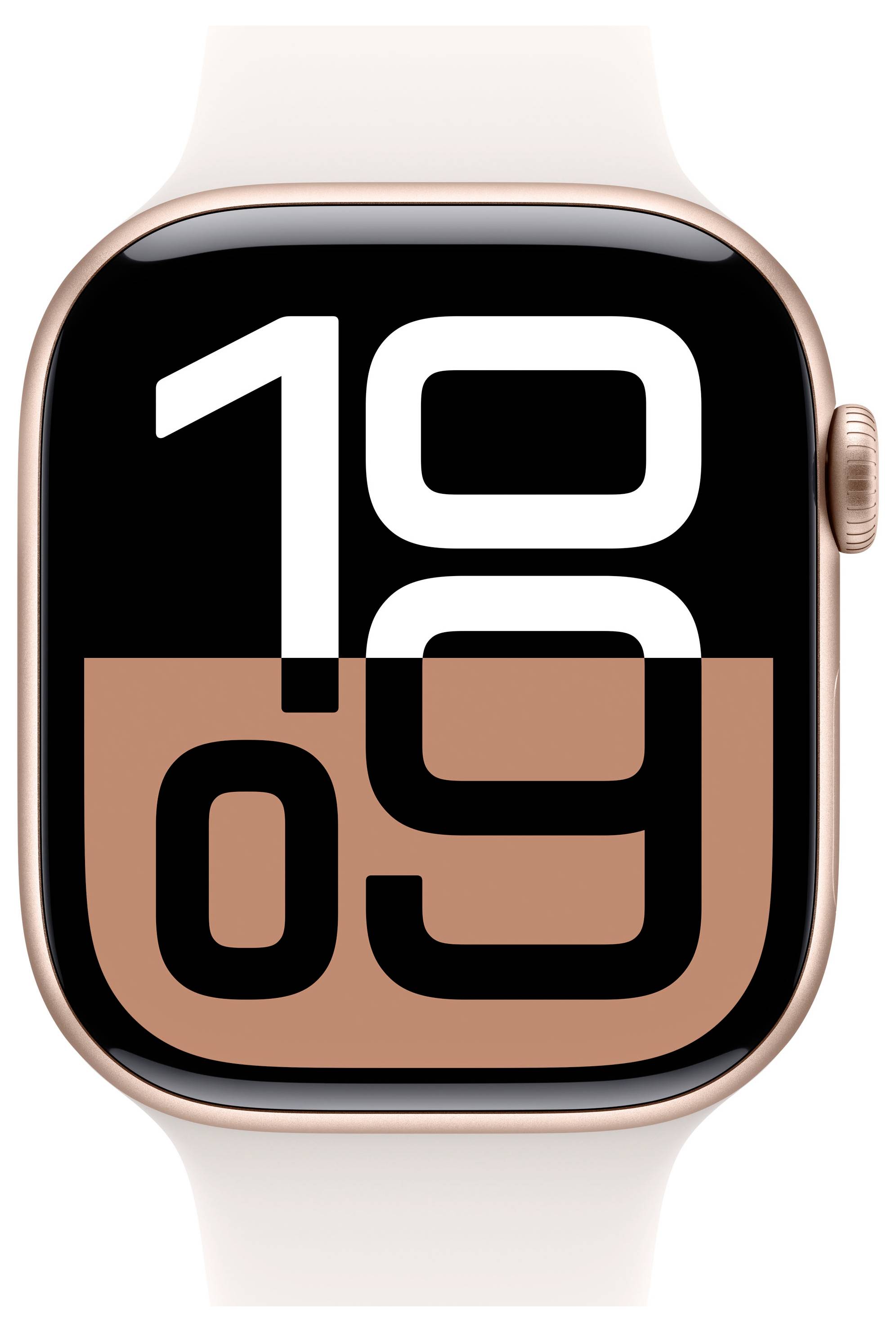 Apple Watch Series 10 GPS + Cellular 46 mm Aluminiumgehäuse Sport Band Blassrosa M/L