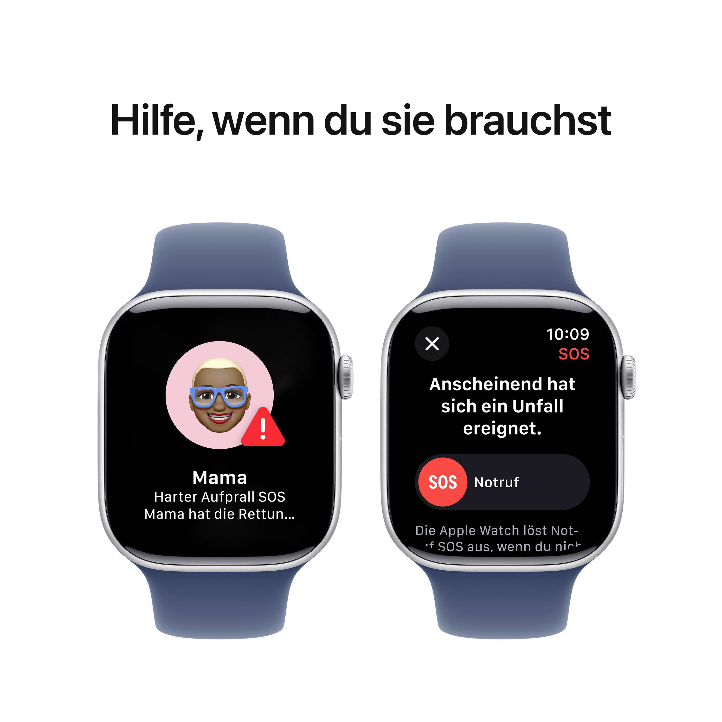 Apple Watch Series 10 GPS + Cellular 46mm Aluminiumgehäuse Sport Band Denim M/L