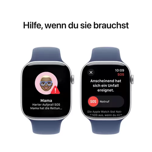 Apple Watch Series 10 GPS + Cellular 46mm Aluminiumgehäuse Sport Band Denim M/L Apple Watch Series 10 GPS + Cellular 46mm Aluminiumgehäuse Sport Band Denim M/L