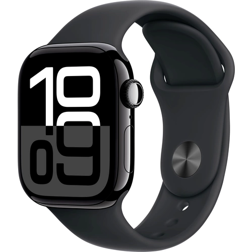 Apple Watch Series 10 GPS 42mm Aluminiumgehäuse Sport Band Schwarz S/M Apple Watch Series 10 GPS 42mm Aluminiumgehäuse Sport Band Schwarz S/M