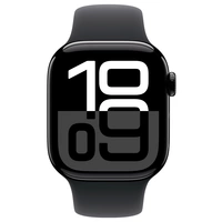 Apple Watch Series 10 GPS 42mm Aluminiumgehäuse Sport Band Schwarz S/M Apple Watch Series 10 GPS 42mm Aluminiumgehäuse Sport Band Schwarz S/M