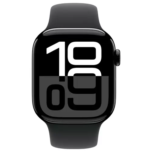 Apple Watch Series 10 GPS 42mm Aluminiumgehäuse Sport Band Schwarz S/M Apple Watch Series 10 GPS 42mm Aluminiumgehäuse Sport Band Schwarz S/M