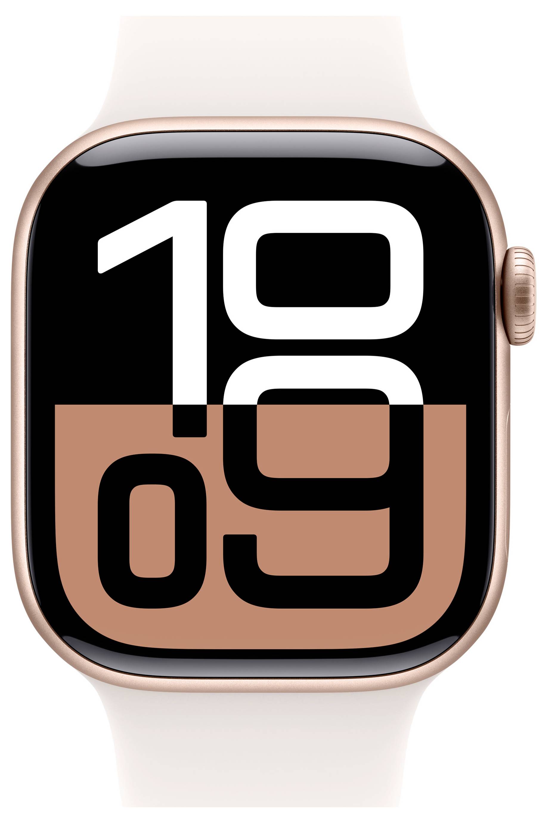 Apple Watch Series 10 GPS 42 mm Aluminiumgehäuse Sport Band Blassrosa M/L