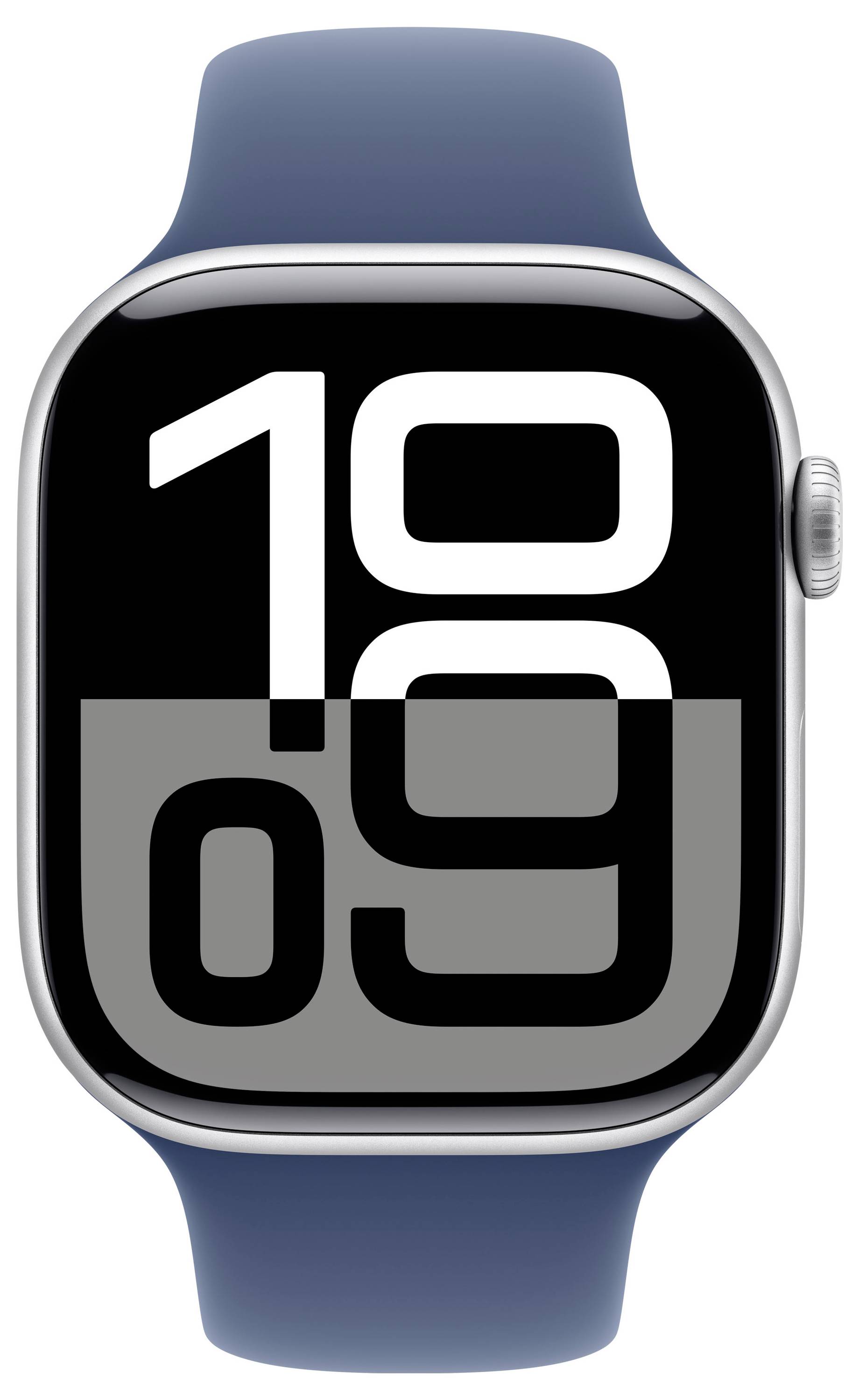 Apple Watch Series 10 GPS 46 mm Aluminiumgehäuse Sport Band Denim M/L