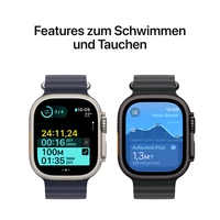 Apple Watch Ultra 2 (2024) GPS + Cellular 49mm Titangehäuse Ocean Band Schwarz Apple Watch Ultra 2 (2024) GPS + Cellular 49mm Titangehäuse Ocean Band Schwarz