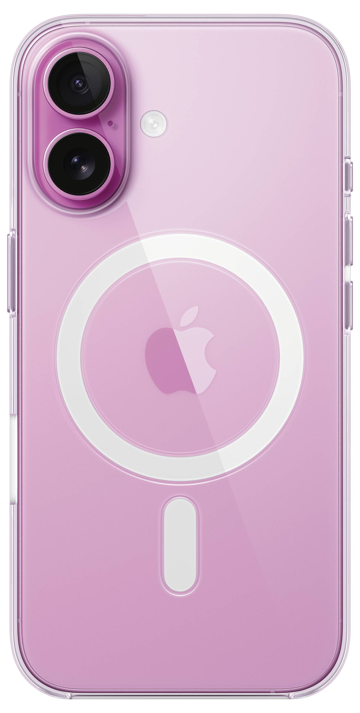 Apple Clear Case Case Apple iPhone 16 Transparent Stoßfest, Induktives Laden