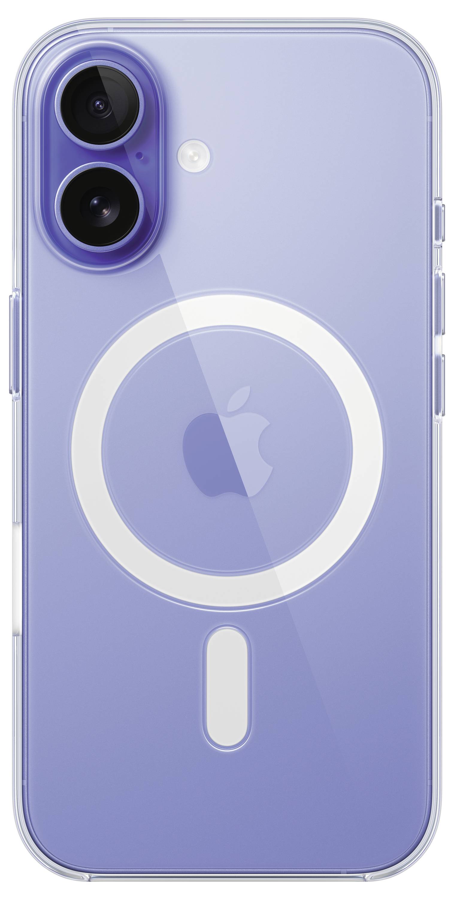 Apple Clear Case Case Apple iPhone 16 Transparent Stoßfest, Induktives Laden