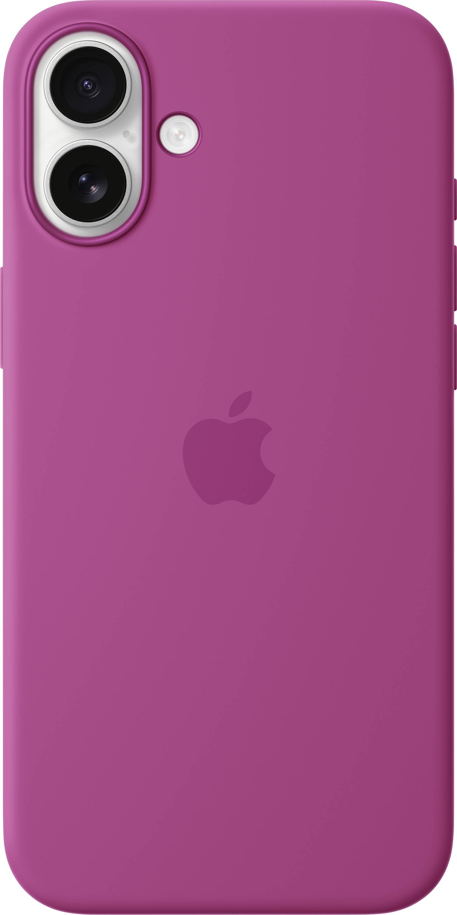 Apple Silicone Case Silikon Case iPhone 16 Plus Fuchsia Stoßfest, Induktives Laden MYYE3ZM/A