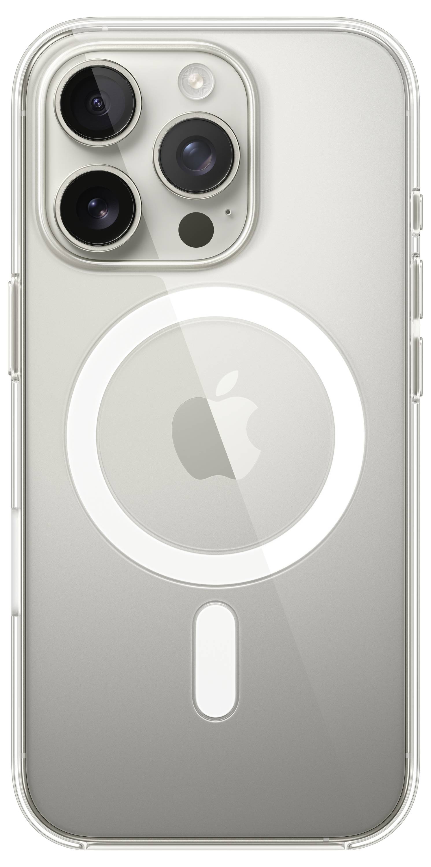 Apple Clear Case Case iPhone 16 Pro Transparent Stoßfest, Induktives Laden MA7E4ZM/A