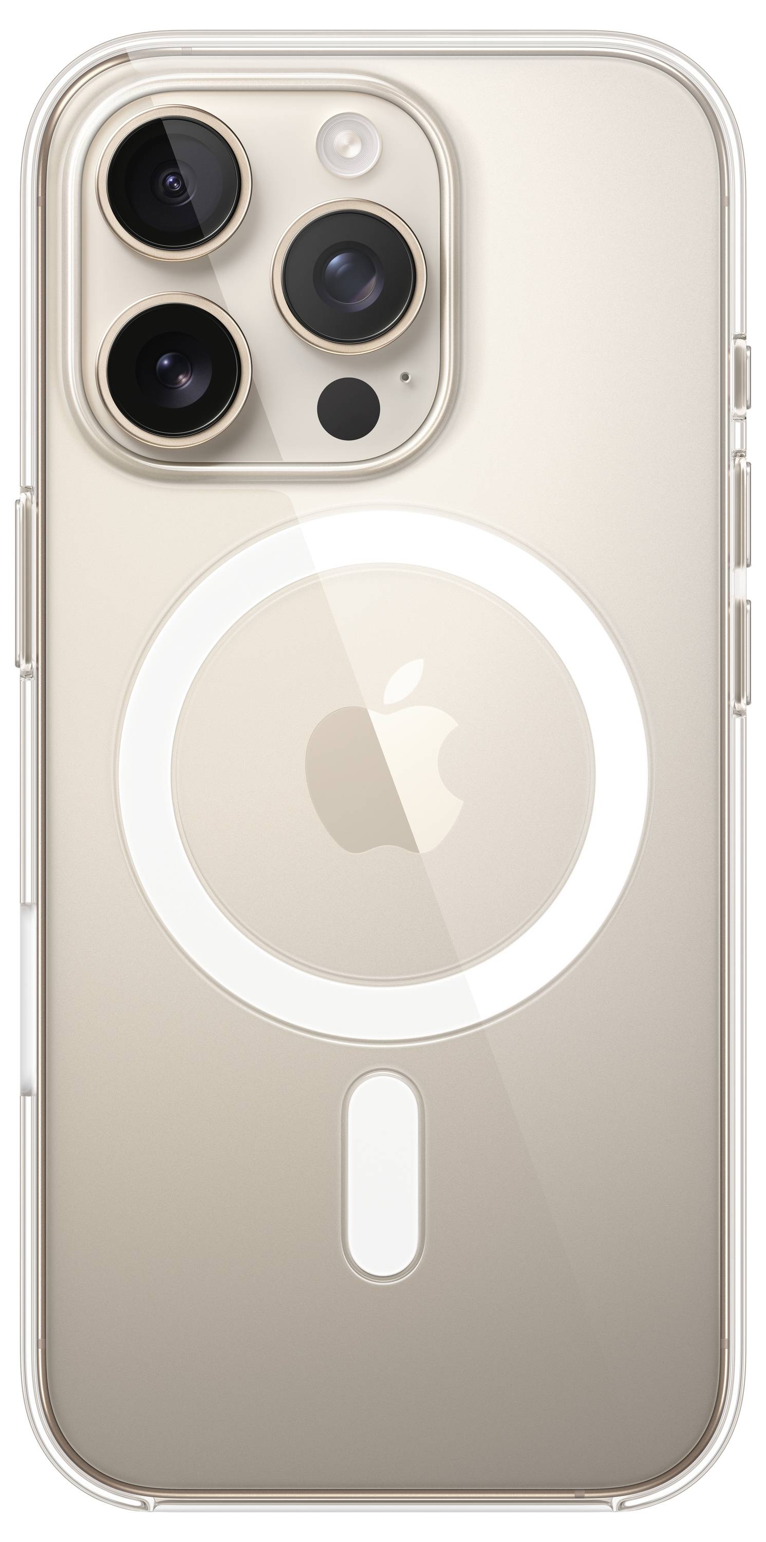 Apple Clear Case Case iPhone 16 Pro Transparent Stoßfest, Induktives Laden MA7E4ZM/A