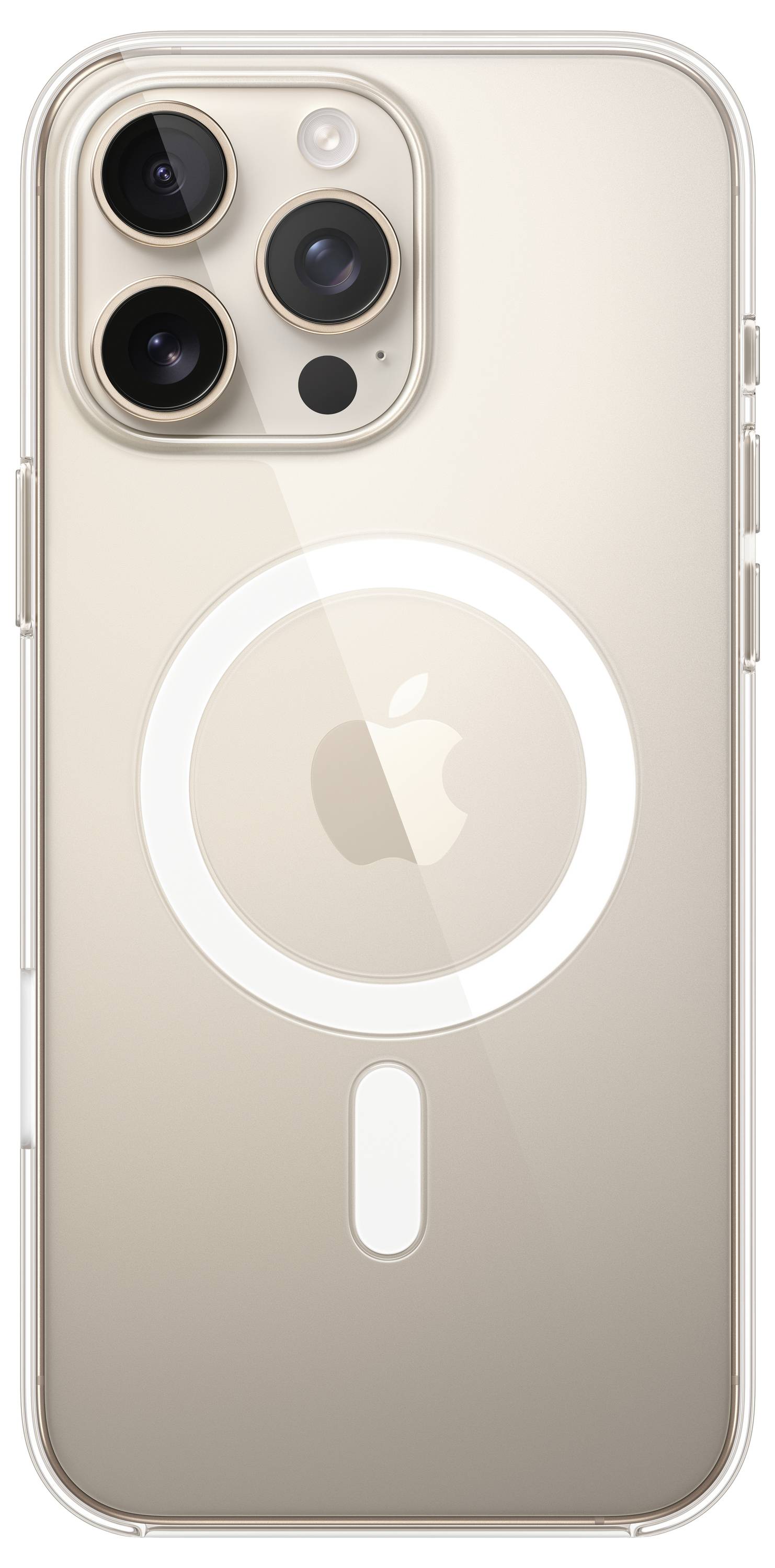 Ein modernes Smartphone mit drei Kameralinsen auf der Rückseite. Der Markenname ist mit einem Symbol in der Mitte der Rückseite sichtbar.