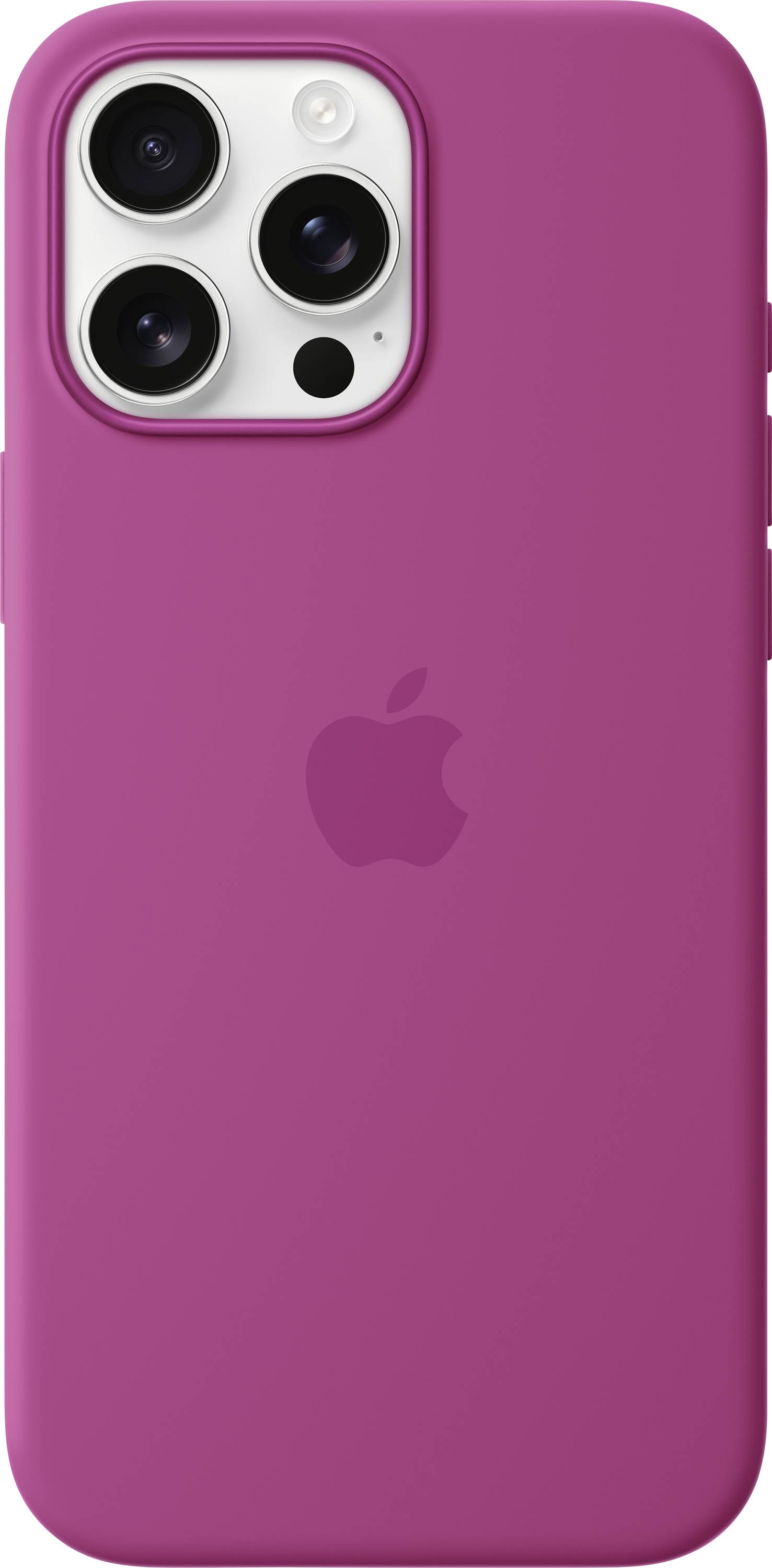 Apple Silicone Case MagSafe Silikon Case Apple iPhone 16 Pro Max Fuchsia Stoßfest, Induktives Laden MYYX3ZM/A