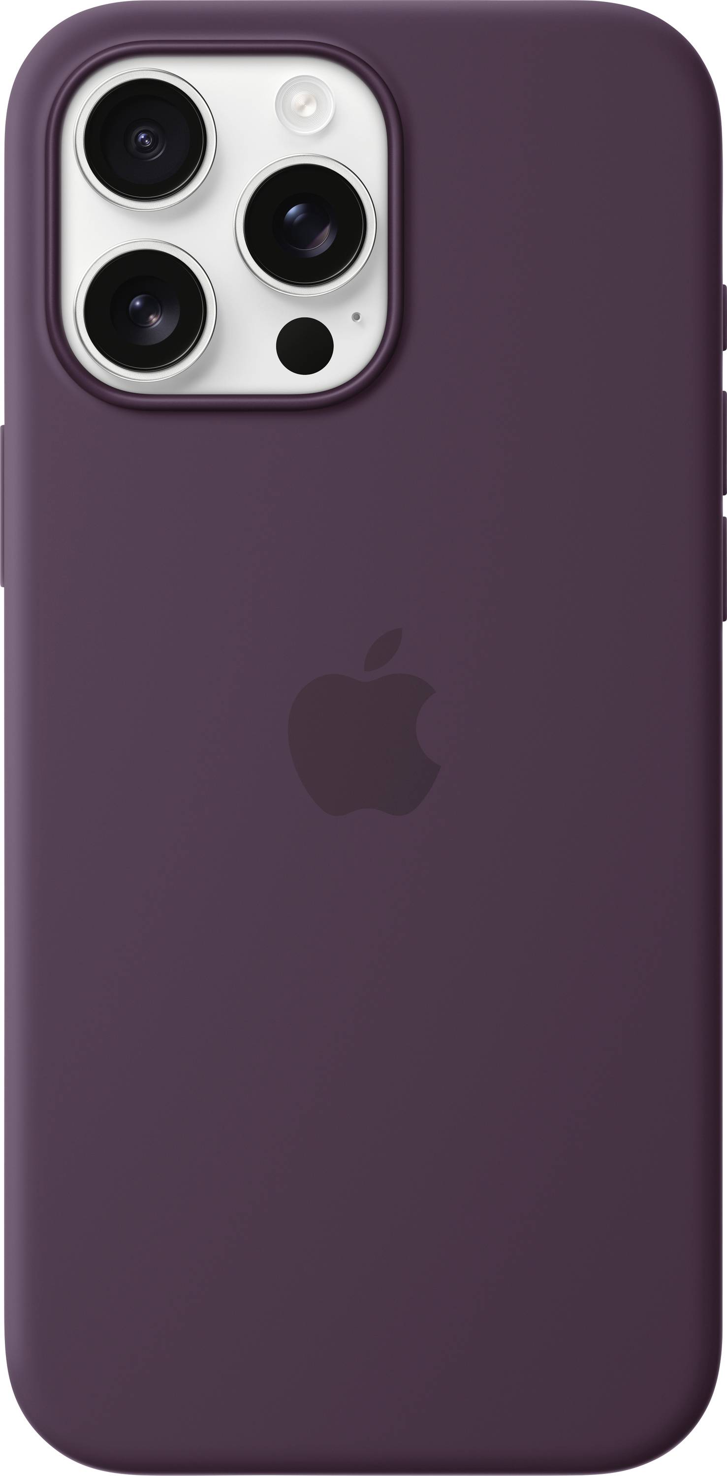 Apple Silicone Case MagSafe Silikon Case Apple iPhone 16 Pro Max Pflaume Stoßfest, Induktives Laden MYYW3ZM/A