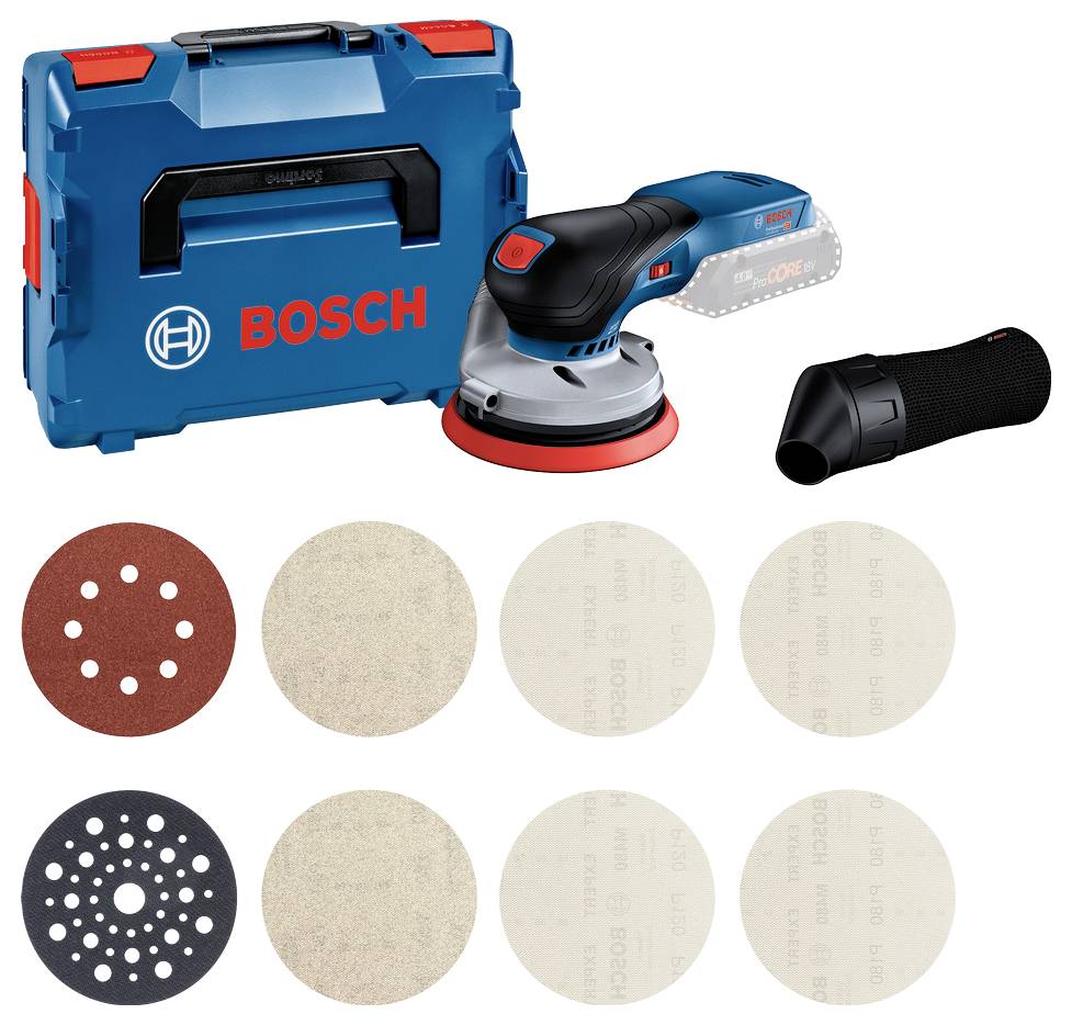 Bosch Professional GEX 18V-125 + M480 Starter-Set 0615A5004H Werkzeugset