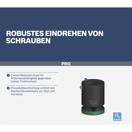Bosch Accessories 2608003042 Steckschlüsseleinsatz-Set 2608003042 Bosch Accessories 2608003042 Steckschlüsseleinsatz-Set 2608003042