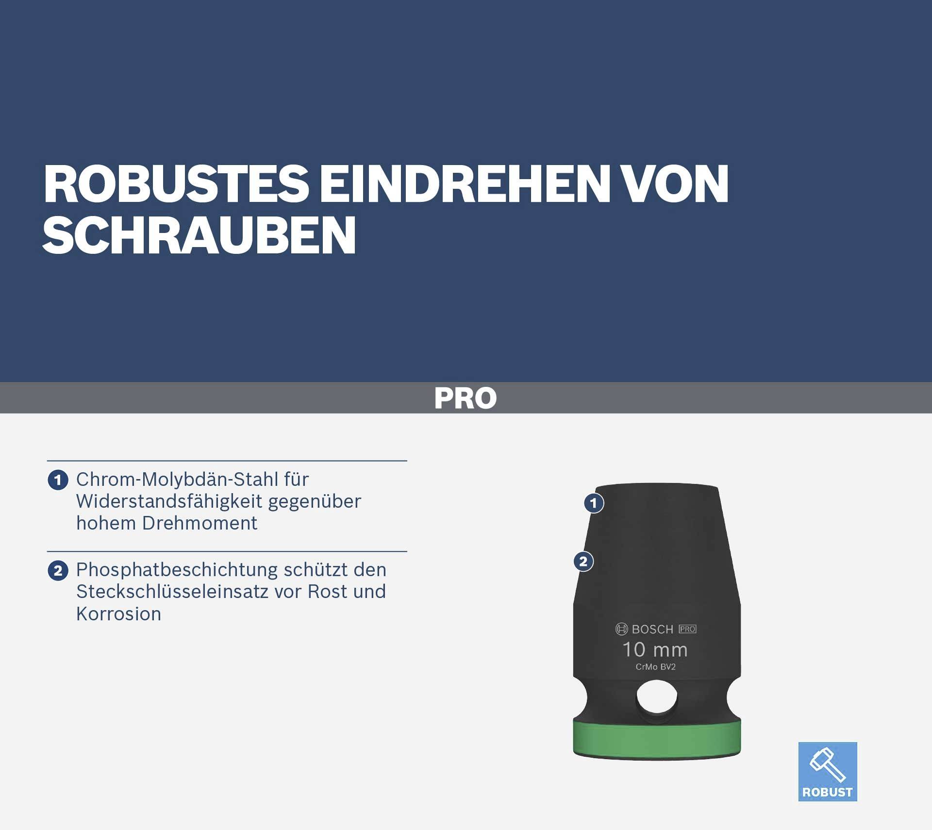 Bosch Accessories 2608003051 2608003051 Stecknuss