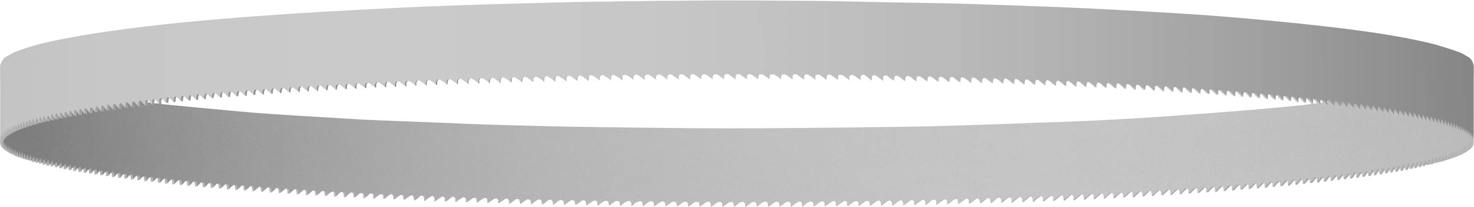 Ein graues Möbiusband, das eine Fläche mit nur einer Seite und einer Kante darstellt.