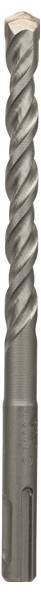 Ein metallbohrer mit spiralförmigen Rillen, geeignet für Bohrarbeiten in Beton oder Mauerwerk.
