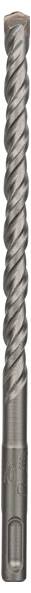 Bohrer mit spiralförmigen Schneidkanten, eignet sich zum Durchbohren von Beton oder Mauerwerk.
