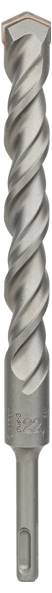 Ein silberner Spiralschaft-Bohrer mit SDS-Plus-Aufnahme, geeignet für Betonbearbeitung.