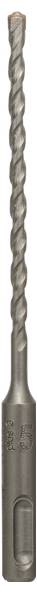 Bohreraufsatz mit spiralförmigen Rillen und zylindrischem Schaft, speziell für den Einsatz in Stein oder Beton.