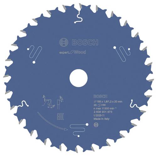 Bosch Accessories 2608901873 2608901873 Kreissägeblatt Zähneanzahl: 28 1 St.