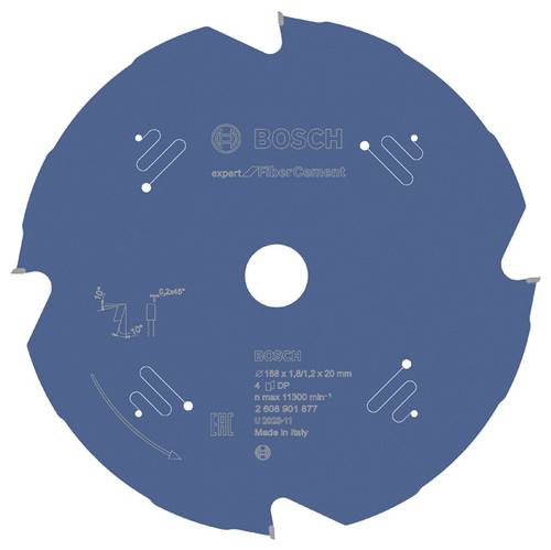 Bosch Accessories 2608901877 2608901877 Kreissägeblatt Zähneanzahl: 4 1 St.